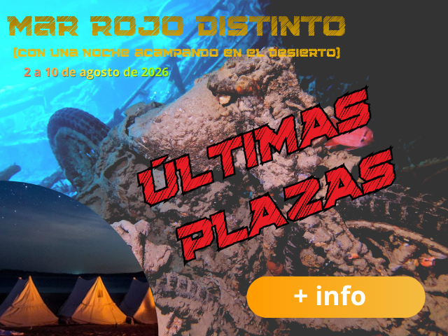 Un viaje al Mar Rojo totalmente diferente a lo que esperas y en compañía del mejor club de buceo de España